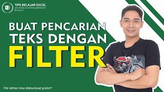 membuat pencarian dengan FILTER di excel