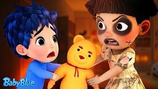 Who Took My Teddy Bear? | Afraid Of The Dark | Kids Songs & Nursery Rhymes | Baby Blue | Minibus