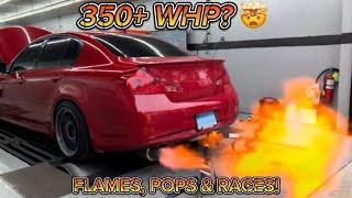 MAKING 350+ WHP WITH 3 MODS ON MY G37! (ADMIN TUNING)