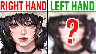 RIGHT VS LEFT HAND ART CHALLENGE