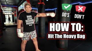 3 BIG Tips on How to Hit The Heavy Bag