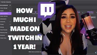 ASMR How much I made on TWITCH in 1 year!