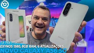 Novo Galaxy A56 5G | TÁ NA MÃO! Unboxing e Impressões