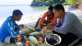 Ang sarap ng inihaw na sariwang isda