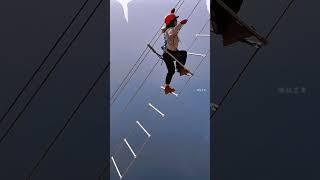 Jumpin Heights Zhangjiajie：High-altitude climbing#bungee #bungeejumping #jumping #trending