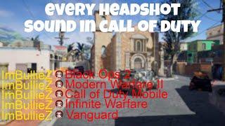 EVOLUTION OF HEADSHOT SOUNDS IN CALL OF DUTY (Cod 4 - MWII)