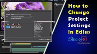 40 | How to Change Project Settings in Edius?| interlaced to Progressive Mode | - Edius  in Tamil