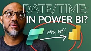 Why not a date and time table in Power BI instead?