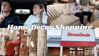 NEW HOUSE VLOG: HomeGoods Shop With Me & We Bought our New Couch!