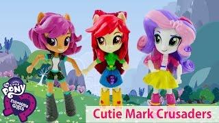 Compilation - My Little Pony Cutie Mark Crusader Equestria Girls Apple Bloom Sweetie Belle Scootaloo