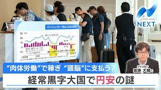 “肉体労働”で稼ぎ“頭脳”に支払う？ 経常黒字大国で円安の謎【NIKKEI NEWS NEXT】