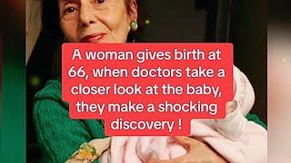 A woman gives birth at 66, they make a shocking discovery! full stories | heartwarming stories!