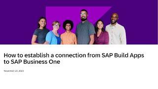 How to Establish a Connection from SAP Build Apps to SAP Business One