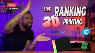 RANKING 3D Printers... Filaments... STL Website... ECT. Community ASSISTED!!! 8:00 PM EST