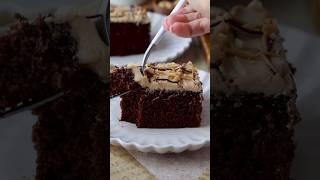 chocolate cake with peanut butter frosting 