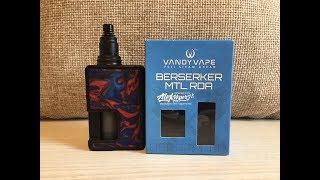 Vandy Vape Berserker MTL RDA full review.