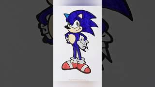 Sonic Hedgehog Draw#shorts #cartoon #youtubeshorts #shortfeed #easy #drawing #fypシ゚viral #explore