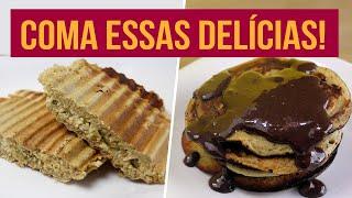 NÃO COMA PÃO! | Receitas Fitness Fáceis para substituir o pão no Café da Manhã!