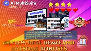 Ai multisuite review and wonderful bonuses | real person demo | upsells