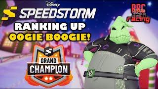 DISNEY SPEEDSTORM LIVE! Ranking Up Oogie Boogie To Grand Champion + Top 10% With Violet! RRC Racing