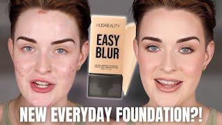 Huda Beauty Easy Blur Foundation | 2 day wear test on combo skin!