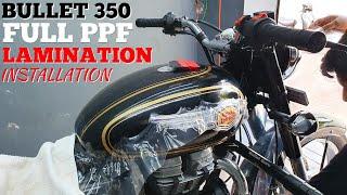 Bullet 350 Full Body Lamination(PPF) - Installation & Price Details | Real Protection