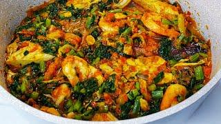 Sauce Feuilles || Pour Riz, Plantain, Igname, fufu ||Vegetable soup