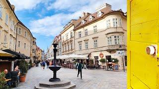 【4K Stroll】Old Town - Bratislava - Slovakia / Historic City Center and Medieval City Gate