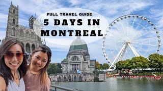 5 DAYS IN MONTREAL  | Full Travel Itinerary | A Day in Quebec City [Vlog]