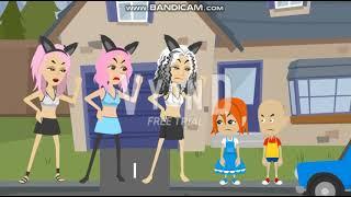 Shadow Girl, Pink Chelsey, And Belle Delphine Bothers Caillou And Rosie/Grounded.