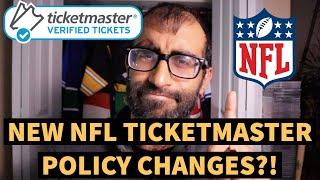 NEW NFL TICKET POLICY ON TICKETMASTER | BUYING TICKETS ON TICKETMASTER