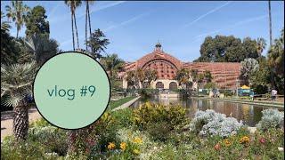 Vlog #9 샌디에고 발보아 파크 Balboa Park 구경하기 , 타코스탠드 The Taco Stand 먹기 (3/2022)