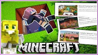 Tricking Lizzie with her Own Trap! | Following Youtuber Minecraft Tutorials