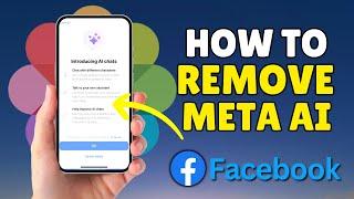 How To Remove Meta AI From Facebook - Delete Meta AI On Facebook - Turn Off Meta AI Facebook