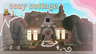˚˳ ୨: building a cozy cottage in bloxburg  | happy halloween!