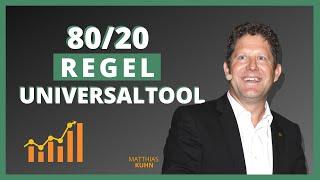 Das UNIVERSALTOOL die "80/20" Regel! | MATTHIAS KUHN