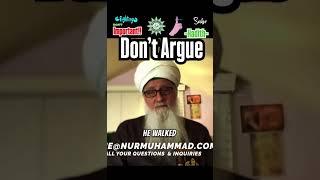 Don’t Argue
