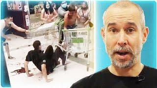 The MOST CRAZY FIGHT in a SUPERMARKET | Nick Drossos