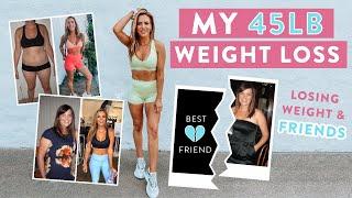 My 45 Pound Weight Loss Story | Losing Weight & FRIENDS!