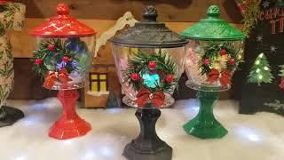 DOLLAR TREE CHRISTMAS HOLIDAY LANTERN CANDY DISH DIY