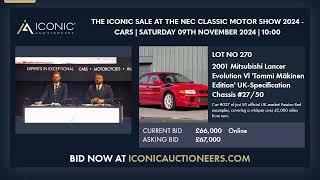 The Iconic Sale at the NEC Classic Motor Show 2024 - Cars