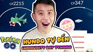 HUNDO Cá Tynamo Tự Tìm Đến Trong Ngày Community Day Mưa Gió | Pokemon GO