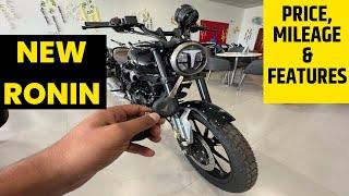 New Tvs Ronin Base Black Variant Launched | Mileage Features & On Road Price | Manglam Vlogs