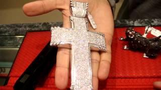 DIAMOND CROSS HUGE SIZE