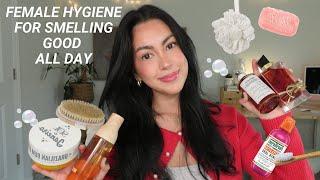 how to smell good ALL day (winter edition) | female hygiene tips | smell like vanilla & cinnamon!