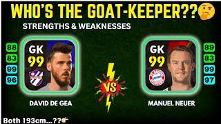 DE GEA vs NEUER !!️ | Who's The Best Goalkeeper In Efootball 2024..? | Efootball 2024 Mobile