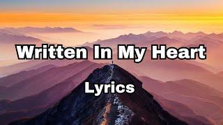 written in my heart (lyrics) Sweet English love song ️ 2025 