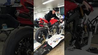 2023 Ducati Panigale V4 with Akra full titanium Exhaust 