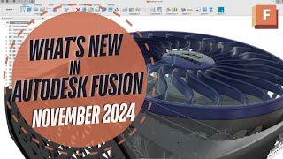 What's New in Autodesk Fusion for November 2024?