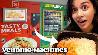 living on the world's best vending machine food for 24 hours?!